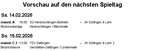 Handball live am kommenden Wochenende